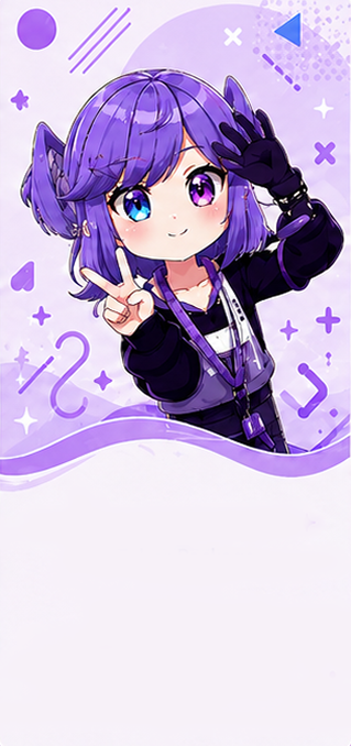 Semi Chibi VTuber package card