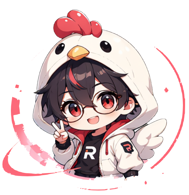 Rui Production chicken hoodie mascot